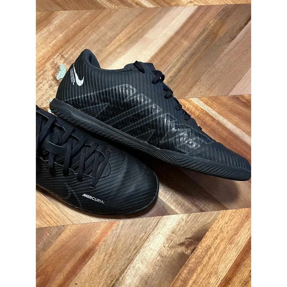 Nike Vapor 15 Club IC Indoor Football Soccer Shoes Black US 7 (DJ5969‎ 001)
